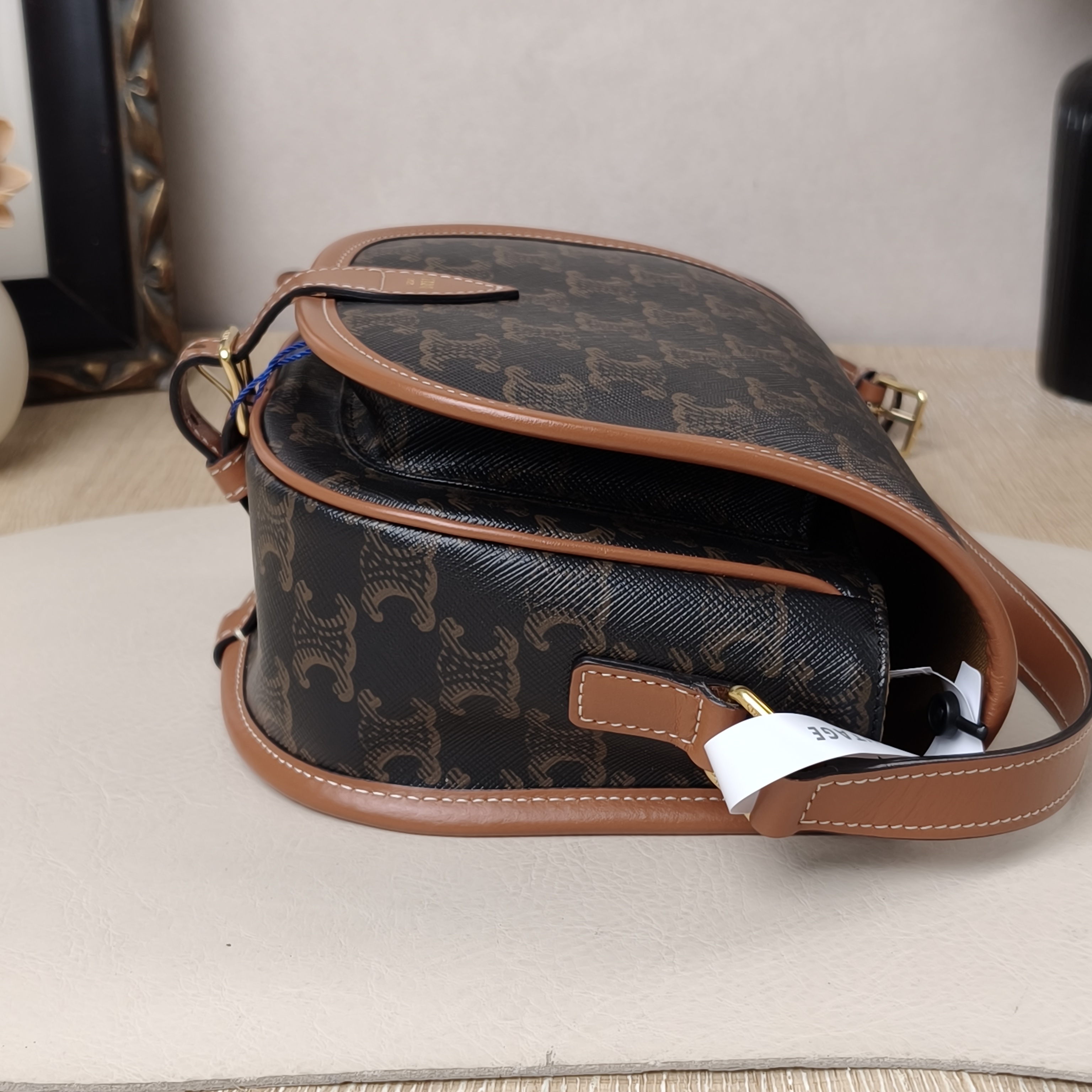 CELINE FOLCO Medium Brown Monogrampvc · 18.5 × 8 × 17 cm — cover view 7 of 9