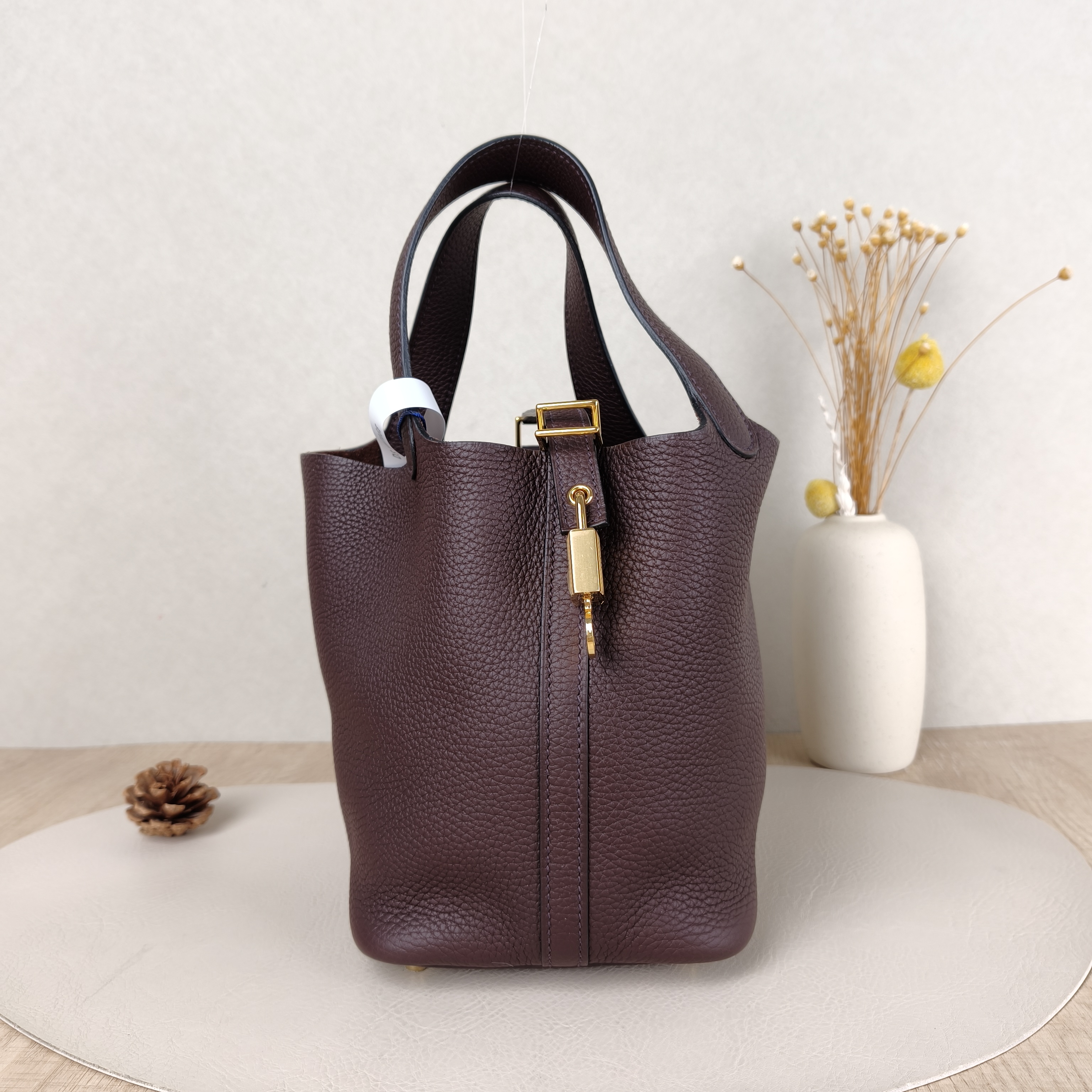 Hermès Bag Picotin Lock 18 180G Taurillon Clemence TC 18*13*18