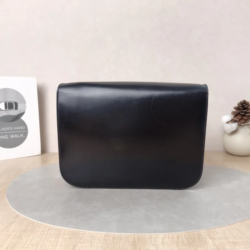 CELINE Crossbody Bag Crossbody Bag Black Calfskin One Size24 × 5 × 18 cm — cover view 5 of 5