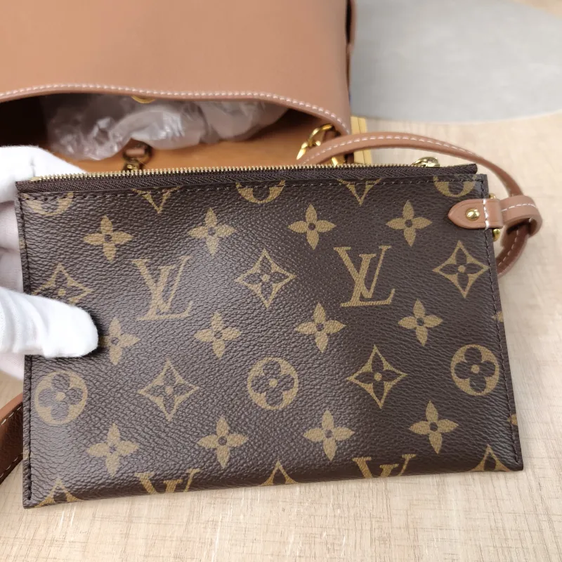 Louis Vuitton Shoulder Bag Low Key Hobo Shoulder Bag Calfskin Small 24 × 16 × 28 cm — detail view 13 of 15