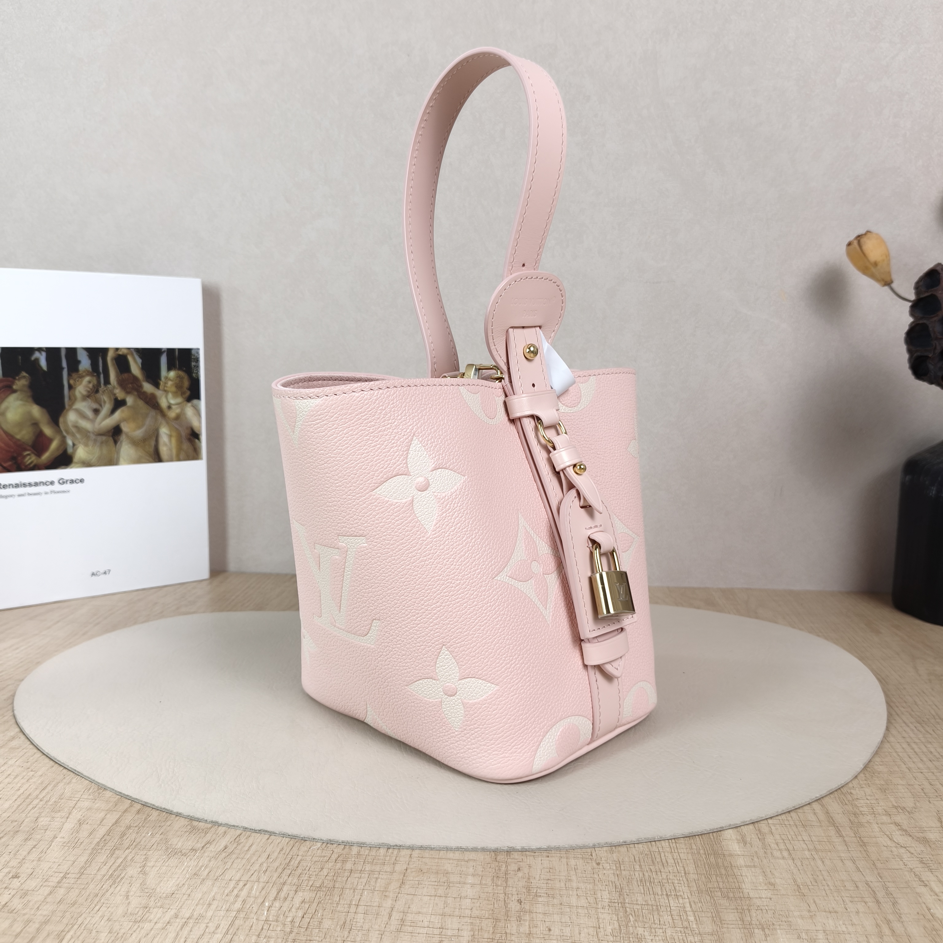 Louis Vuitton Top Handle Bag ALL IN BB · White Empreinte Embossed Calfskin BB18 × 12 × 16 cm — cover view 4 of 6