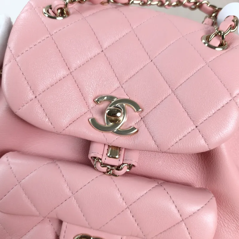 Chanel Backpack Duma Pink Calfskin Small18 × 12 × 18.5 cm — detail view 1 of 13