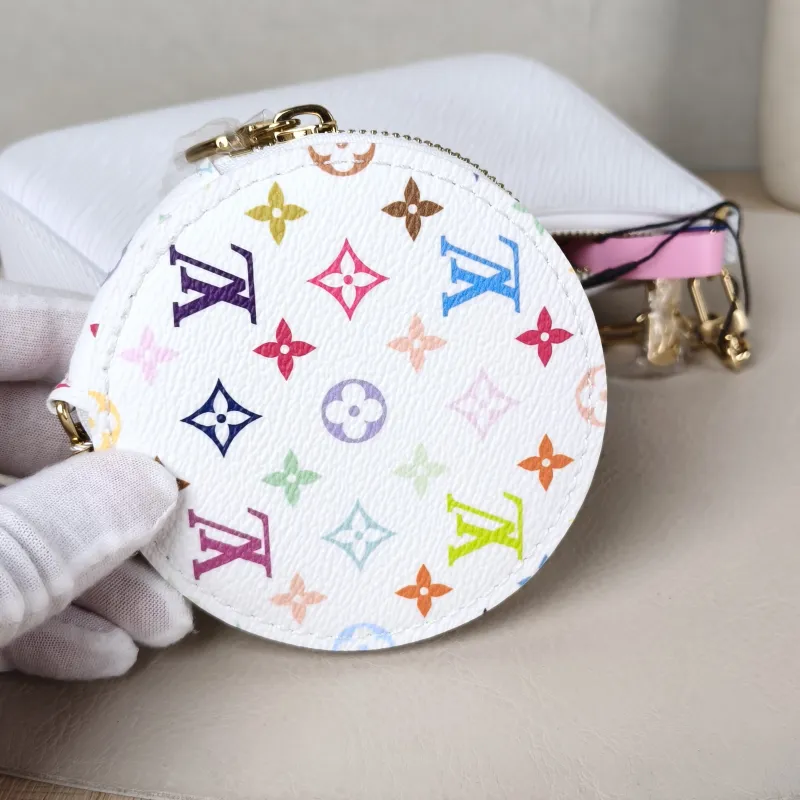 Louis Vuitton Shoulder Bag MARELLINI Multicolore Calfskin Mini 19 × 6.5 × 13.5 cm — detail view 3 of 13