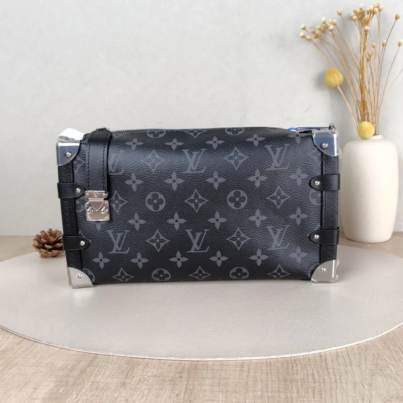 Louis Vuitton Crossbody Bag Side Trunk East West Box Monogram PVC Medium 28 × 7 × 15 cm