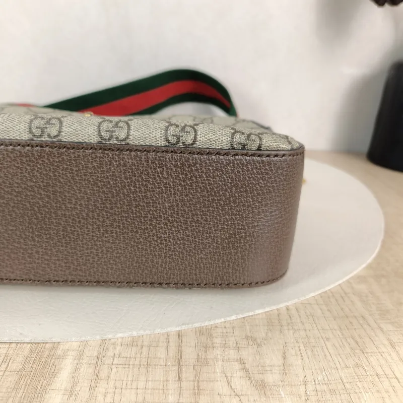 GUCCI Crossbody Bag Neo Vintage Camera Bag Monogram PVC Medium 24 × 7 × 14.5 cm — detail view 3 of 10