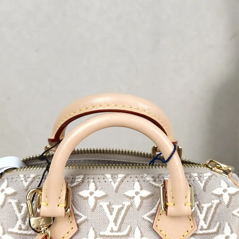 Louis Vuitton Crossbody Bag Speedy Nano Beige nano 16 × 7.5 × 10 cm — detail view 10 of 13