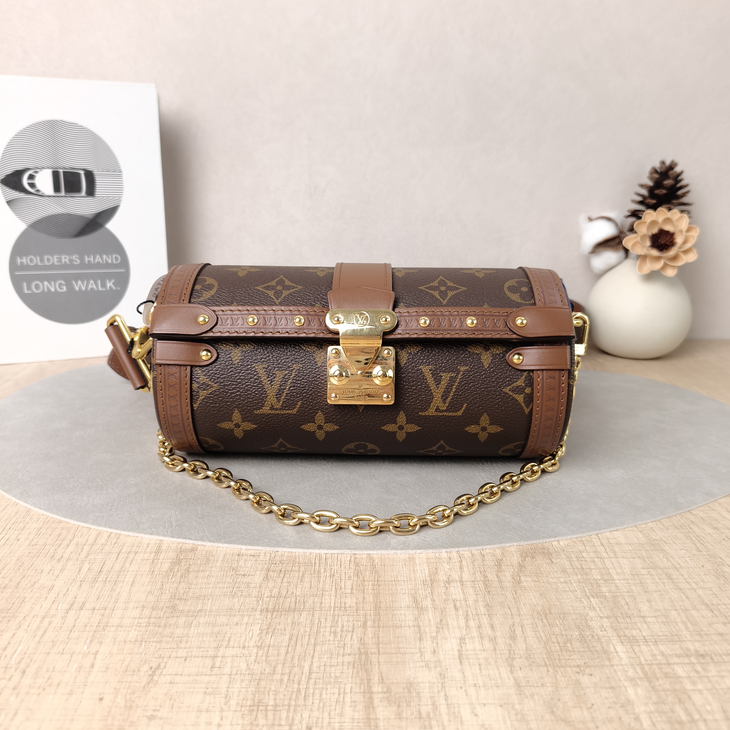 Louis Vuitton Crossbody Bag Papillon Trunk Monogram PVC Small19 × 9 × 9 cm