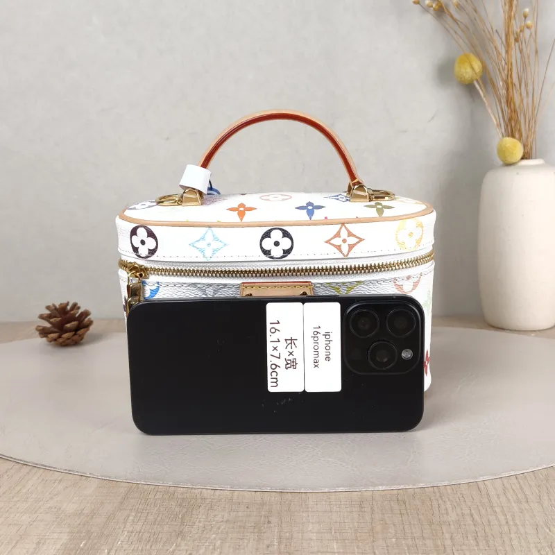 Louis Vuitton Shoulder Bag VANITY POUCH Cosmetic Bag Multicolore PVC One Size 19 × 6.5 × 11.5 cm — cover view 6 of 6