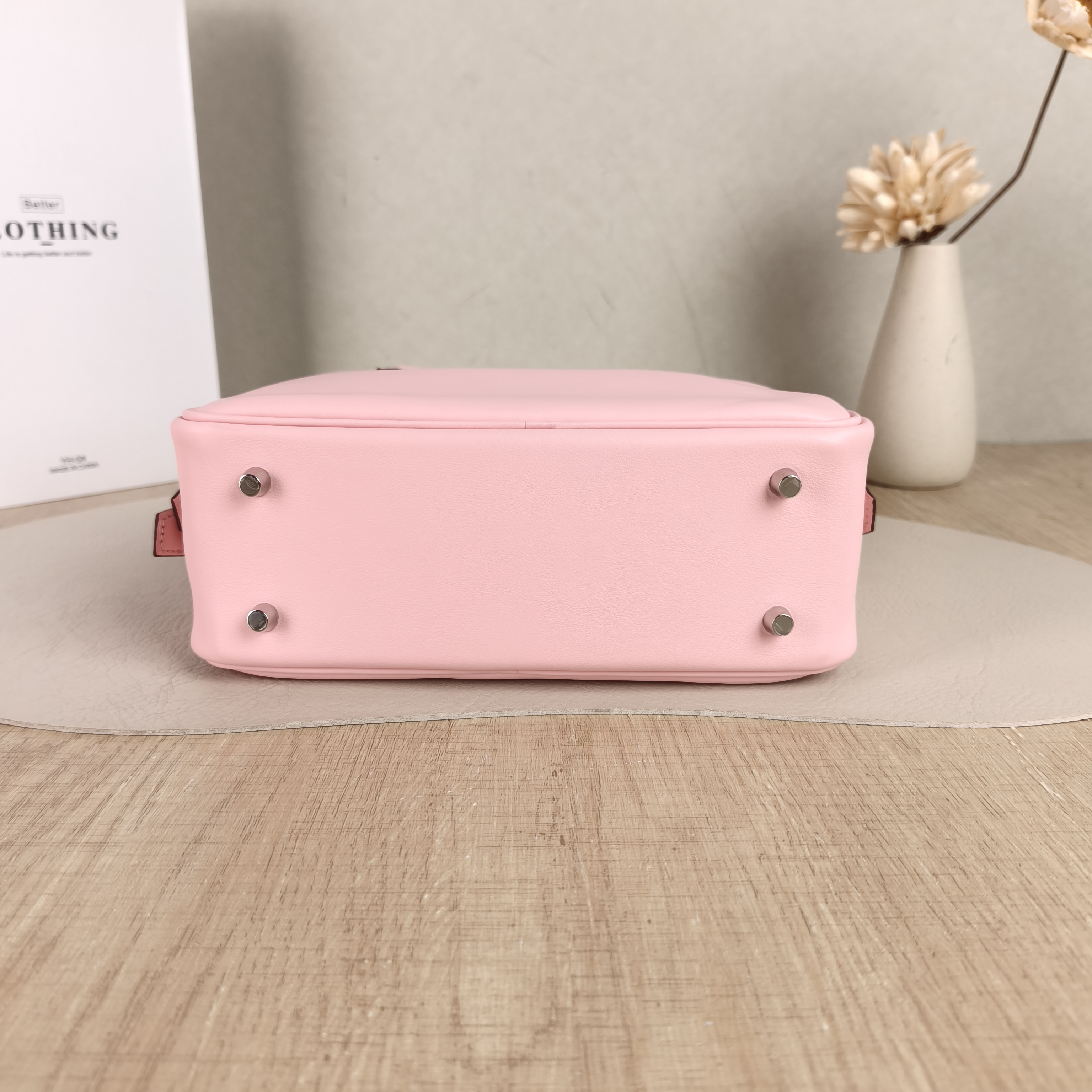 Hermès Top Handle Bag Plume 21 Swift Calfskinmini21 × 8 × 15 cm — cover view 4 of 5