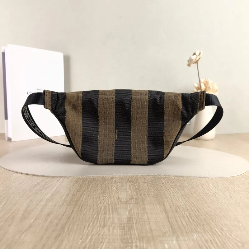 FENDI Belt Bag Belt Bag Monogram Canvas One Size 27 × 5.5 × 13 cm — cover view 2 of 5