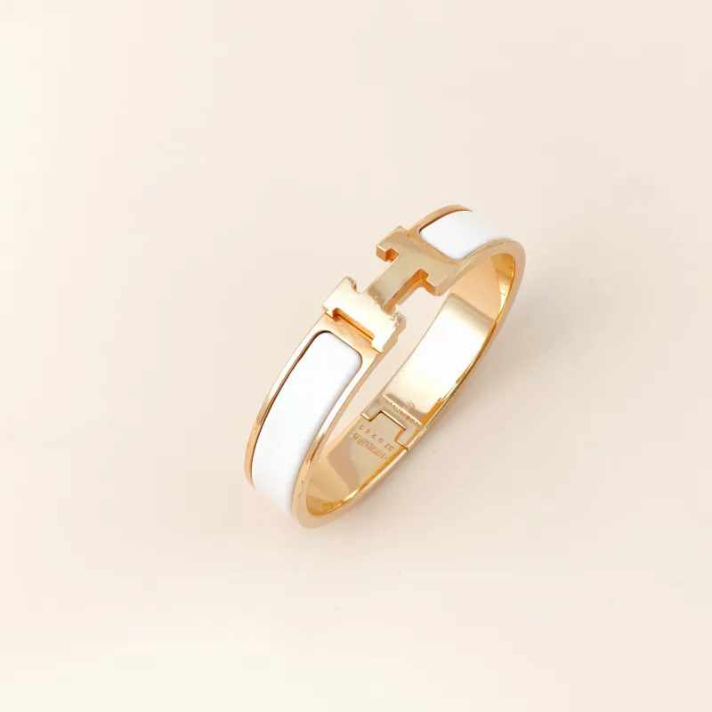 Hermès Bangle Clic HB angle White One Size 15.8cm — cover view 6 of 11