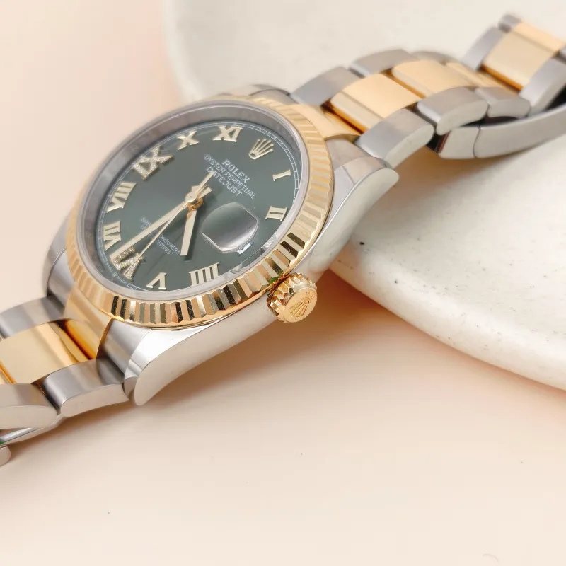 Rolex Watch Watch Green One Size 36 — cover view 4 of 9
