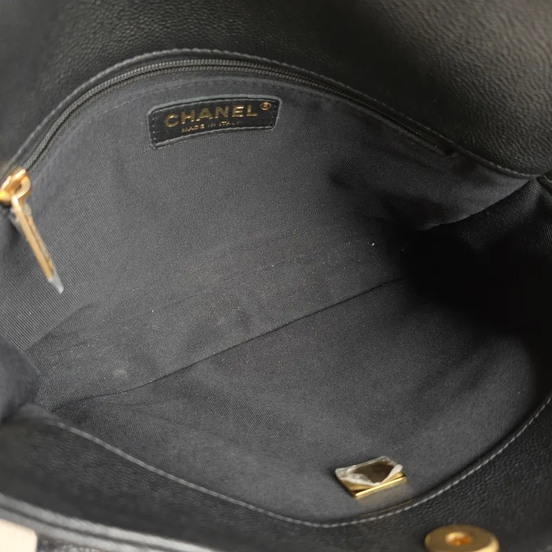 Chanel Shoulder Bag 25p hobo Black Grained Calfskin Small 24 × 5 × 19 cm — detail view 8 of 12