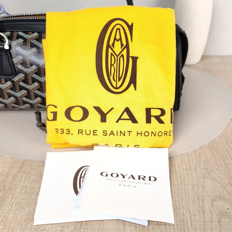 GOYARD Shoulder Bag bonbonniere Collection Black PVC One Size 30 × 10.5 × 12 cm — detail view 4 of 10