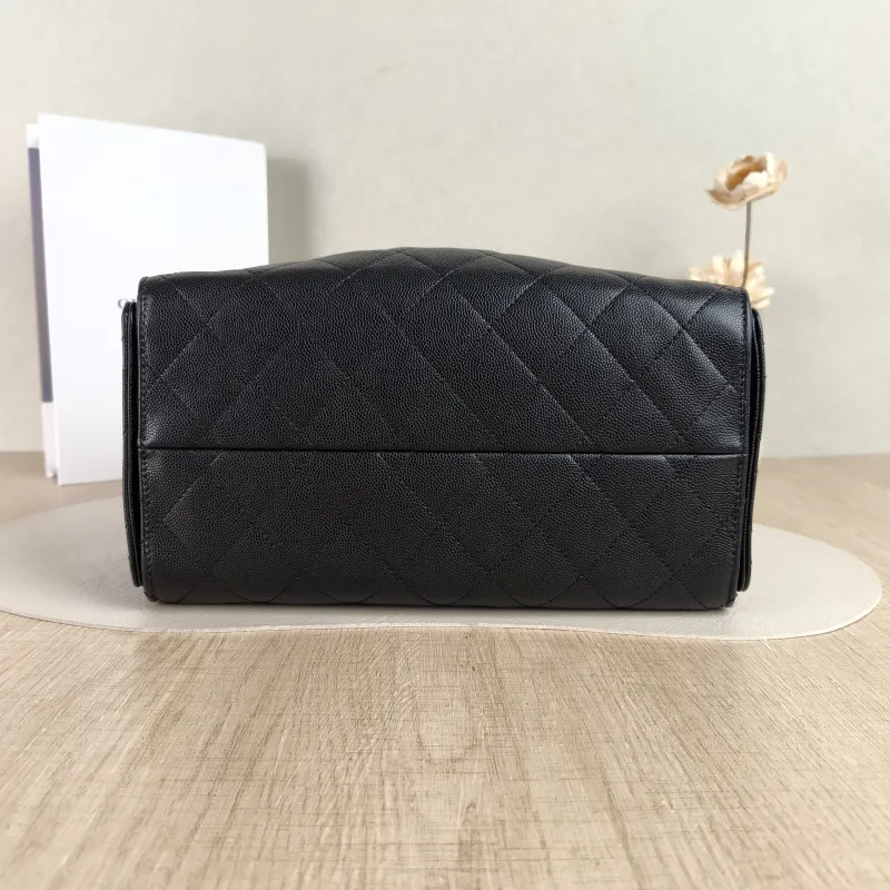 Chanel Shoulder Bag25Bag Black Grained Calfskin Small26 × 14 × 30 cm — cover view 3 of 5