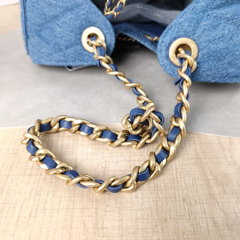 Chanel Shoulder Bag 25Bag Blue Small 26 × 14 × 30 cm — detail view 1 of 12