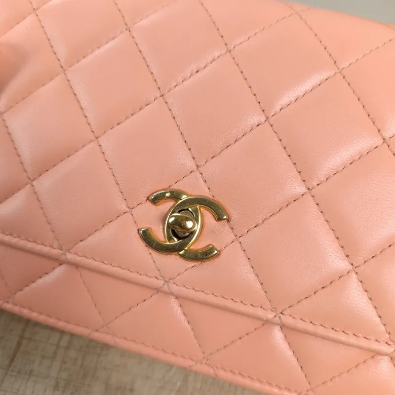 Chanel Crossbody Bag Classic Flap WOC CF WOCWOC Bag Edition Lambskinmini19.2 × 3.5 × 12.3 cm — detail view 5 of 13