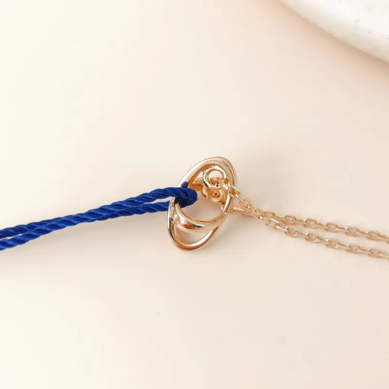 CHAUMET Necklace Jeux de Liens · Collection · Necklace Rose Gold Diamond18KR ose Gold One Size42cm — cover view 8 of 9