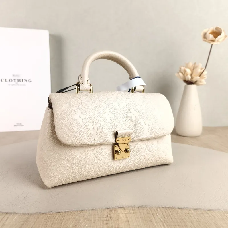 Louis Vuitton Crossbody Bag MADELEINE White Empreinte Embossed Calfskin nano 21 × 6 × 12.5 cm — cover view 4 of 5