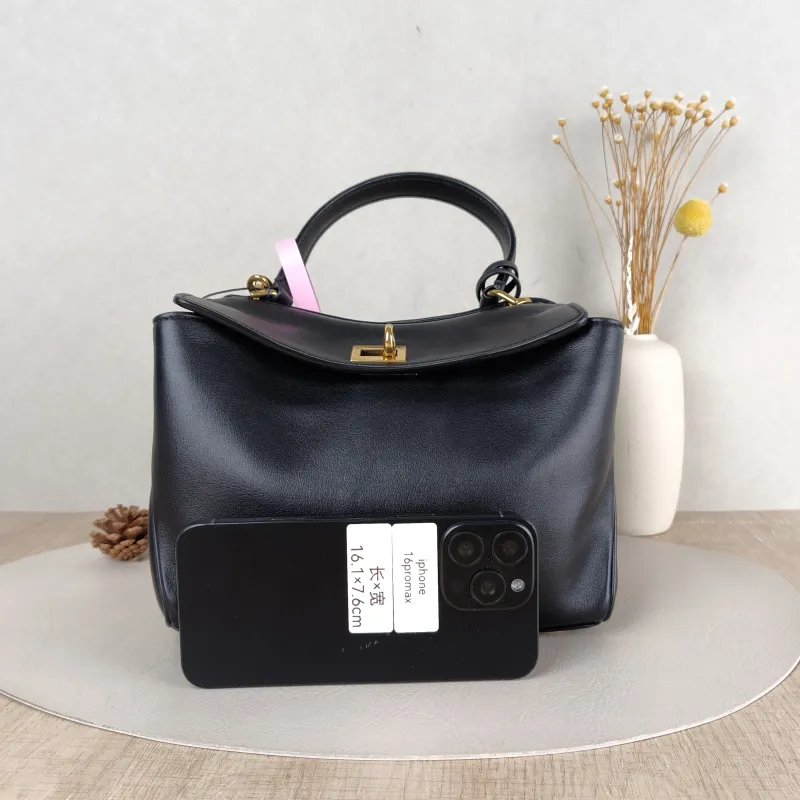 BALENCIAGA Crossbody Bag RODEO Black CC alfskin Mini 23 × 10 × 17 cm — cover view 4 of 5