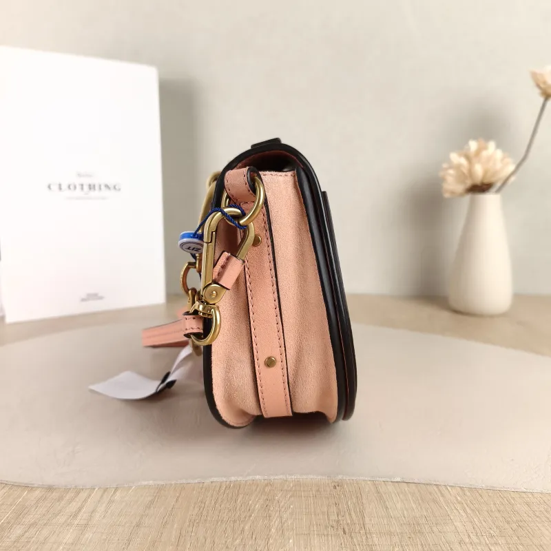 Chloé Crossbody Bag nile Top Handle Crossbody Bag Pink Calfskin 19 × 5 × 15.5 cm — detail view 5 of 10