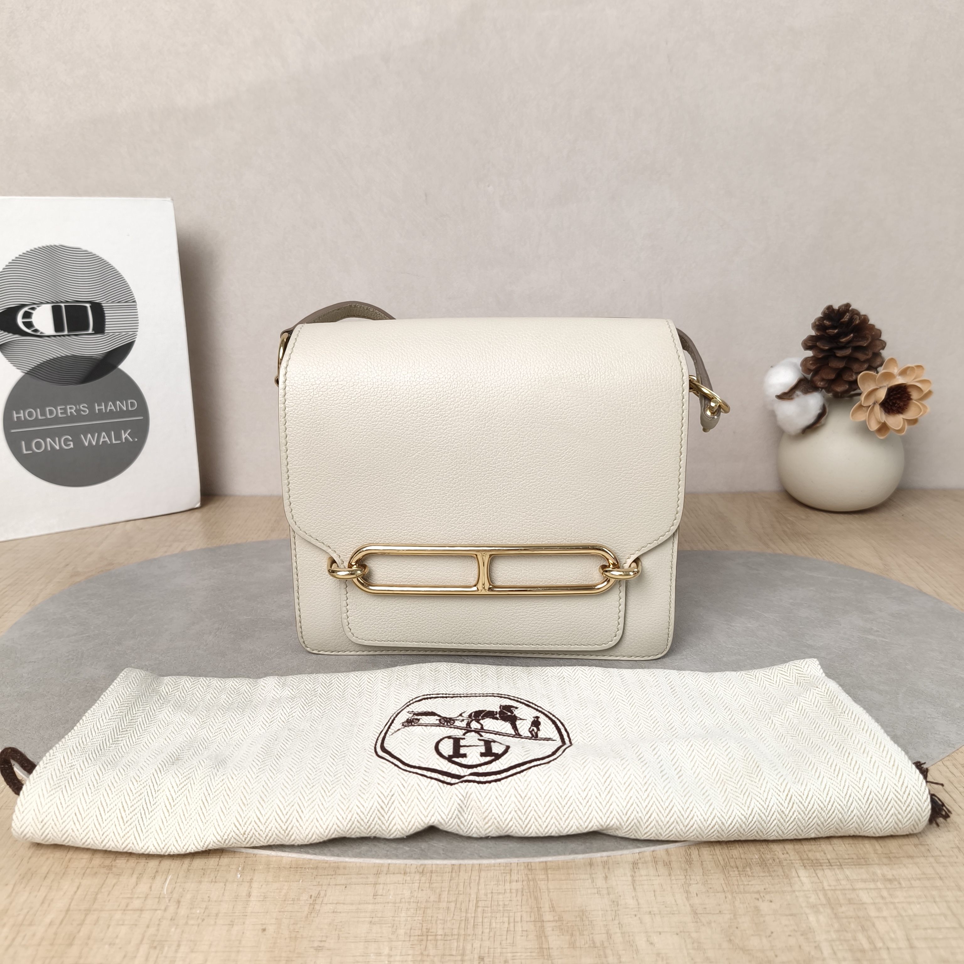 Hermès Crossbody Bag Roulis 19 10 mini18 × 6 × 15 cm — cover view 3 of 6