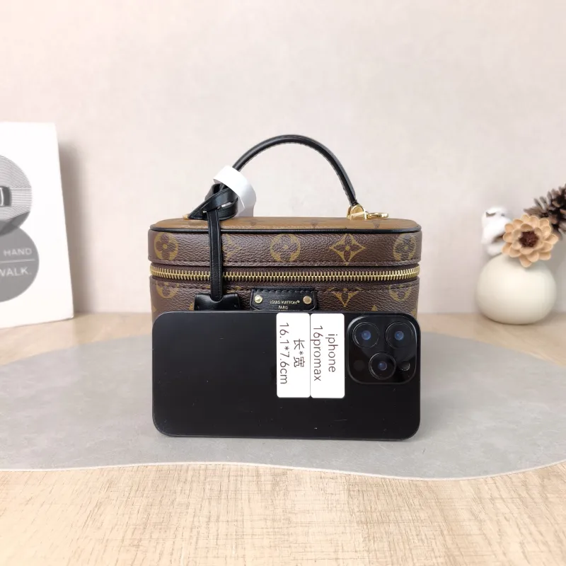 Louis Vuitton Shoulder Bag VANITY POUCH Cosmetic Bag Monogram PVC 19 × 6.5 × 11.5 cm — cover view 6 of 6