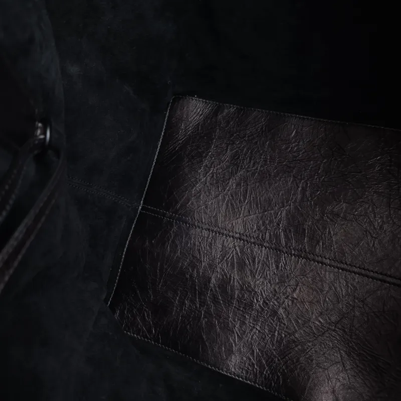 DIOR Top Handle Bag TOUJOURS Black Calfskin Large 37 × 21 × 27 cm — detail view 8 of 10