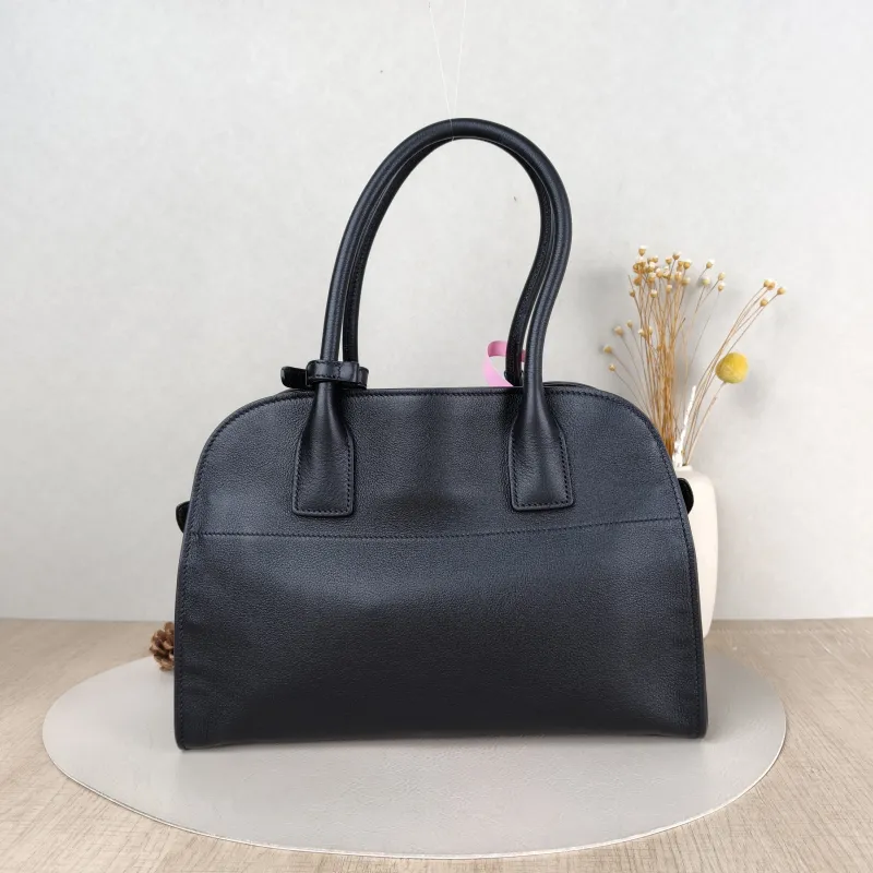 PRADA Tote Bag Black Calfskin One Size 32 × 15 × 22 cm — cover view 3 of 5