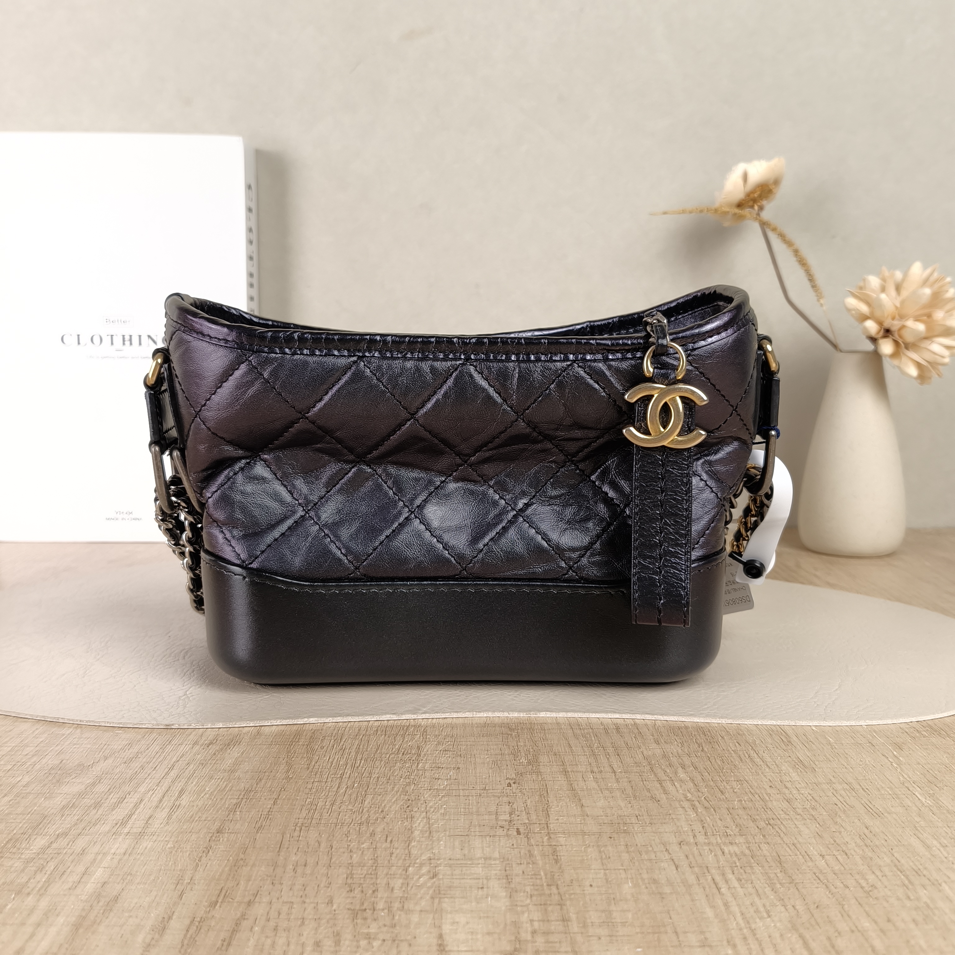 Chanel Crossbody Bag Gabrielle Gabrielle Bag Calfskin Small20 × 8 × 15 cm