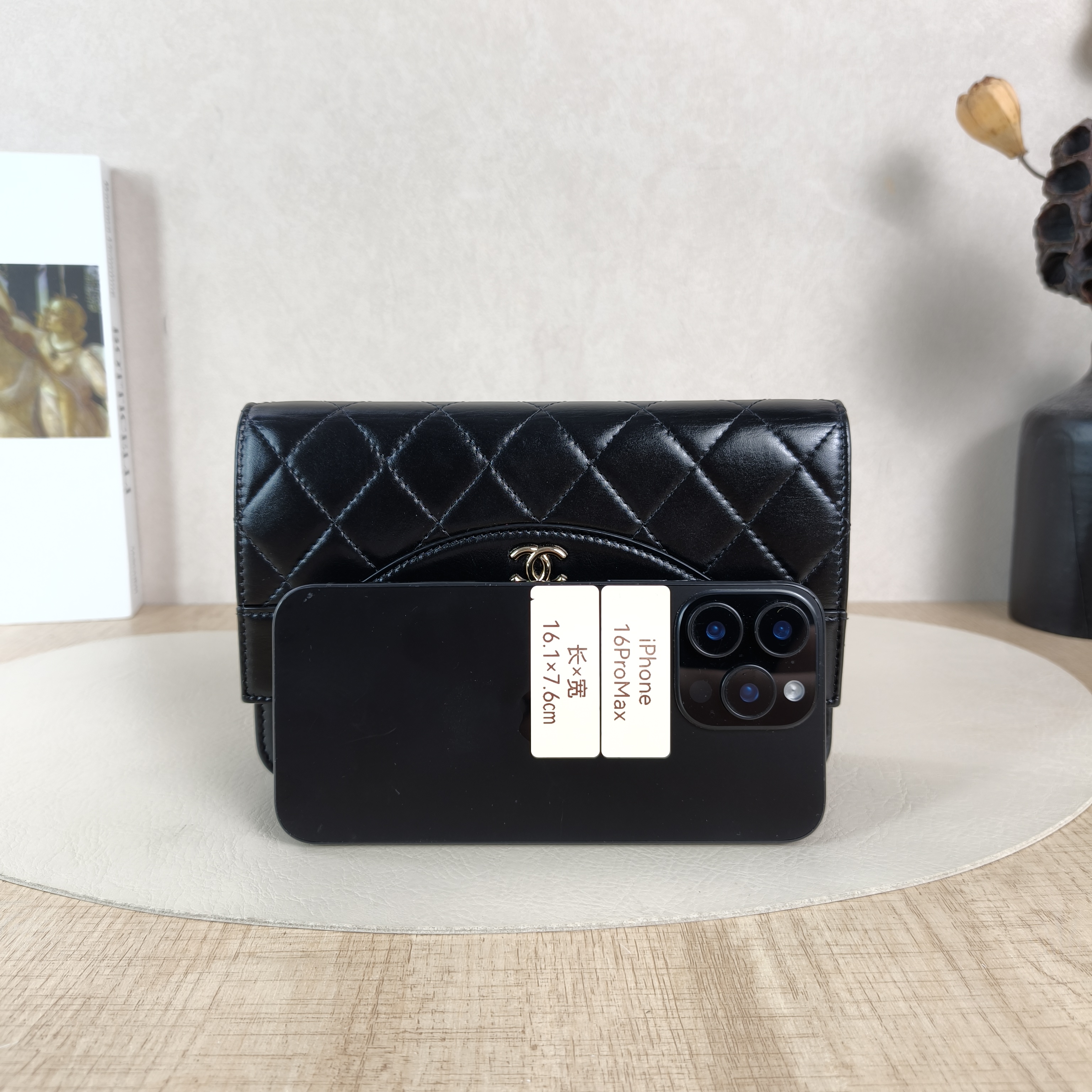 Chanel Crossbody Bag31bag woc Black Calfskinmini19 × 5 × 12 cm — cover view 5 of 6