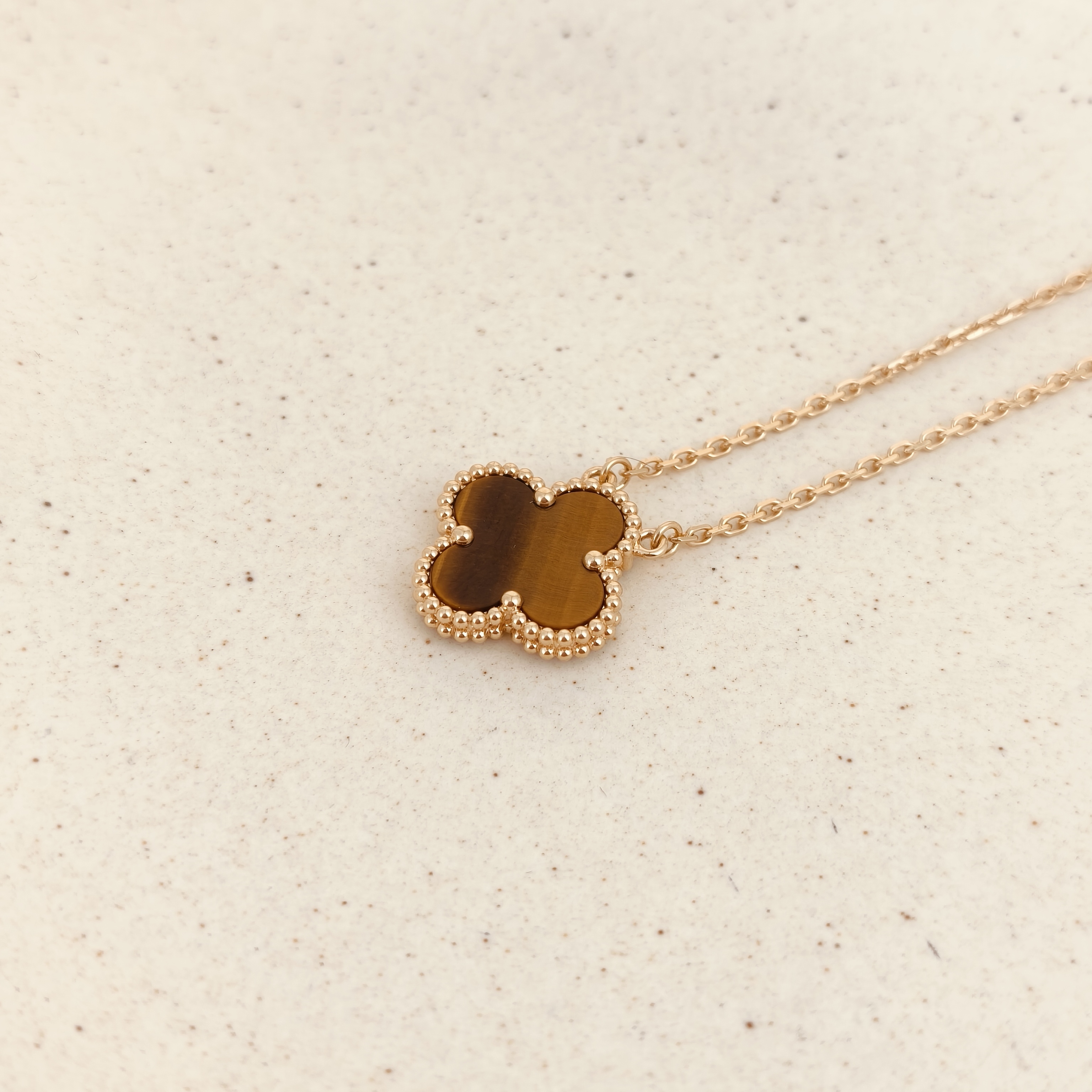Van Cleef & Arpels Necklace Alhambra Yellow Gold 18KY ellow Gold Vintage Small1.5 × 1.5 × 40 cm — cover view 4 of 8