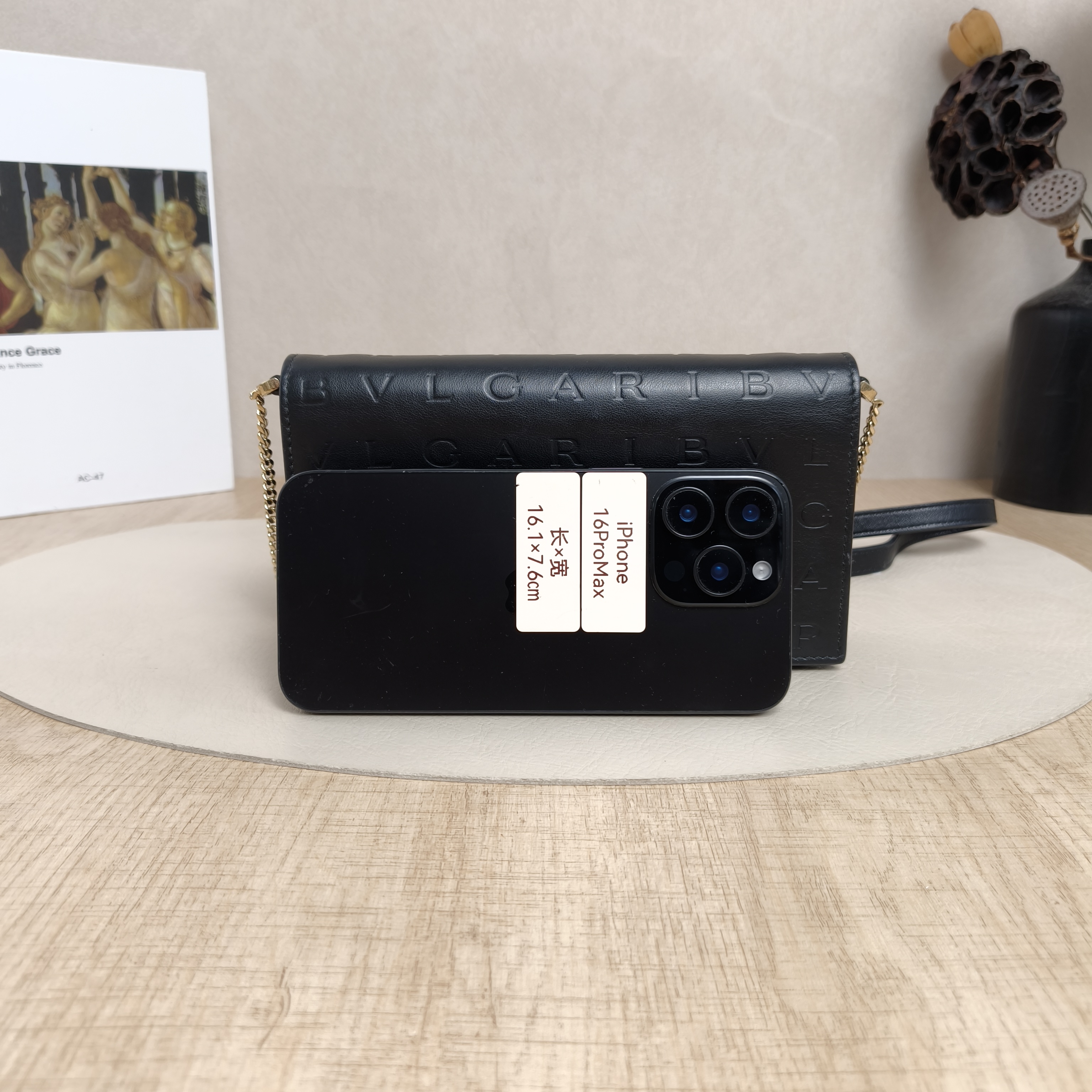Bvlgari Shoulder Bag Collection Walletwoc Black Calfskin One Size19 × 4 × 11 cm — cover view 5 of 5