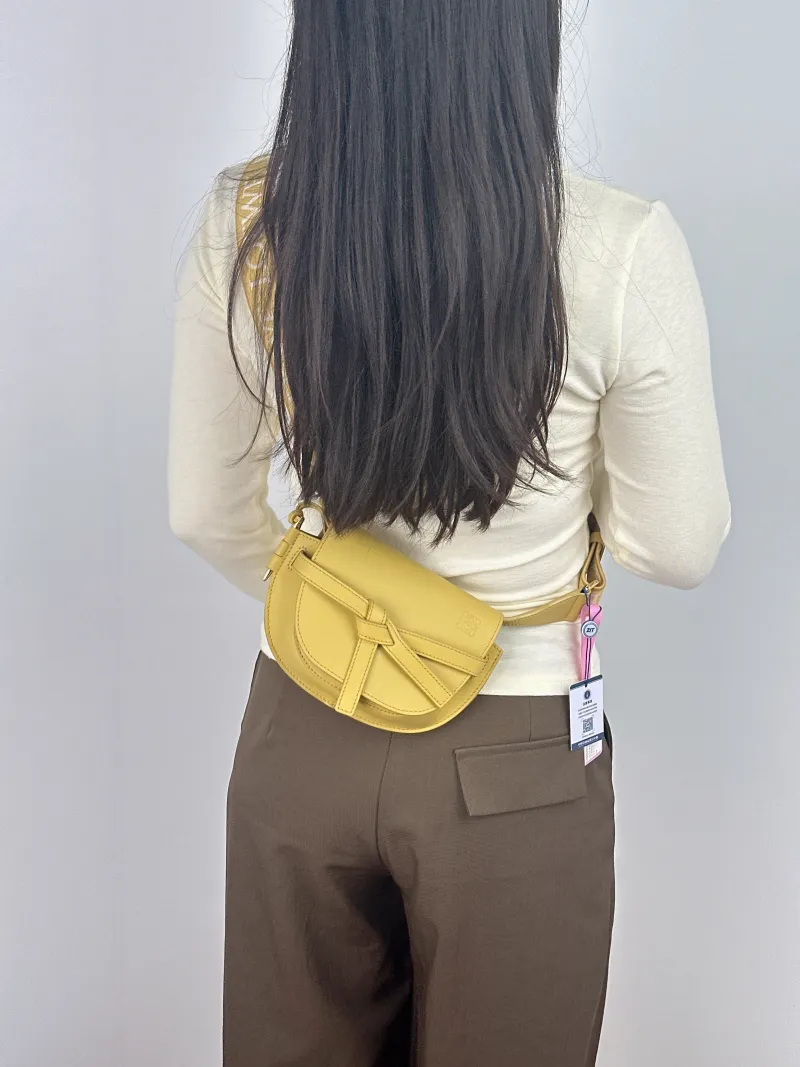 LOEWE Crossbody Bag Gate Dual Calfskin Mini 21 × 9.5 × 12.5 cm — on-model view 1 of 2