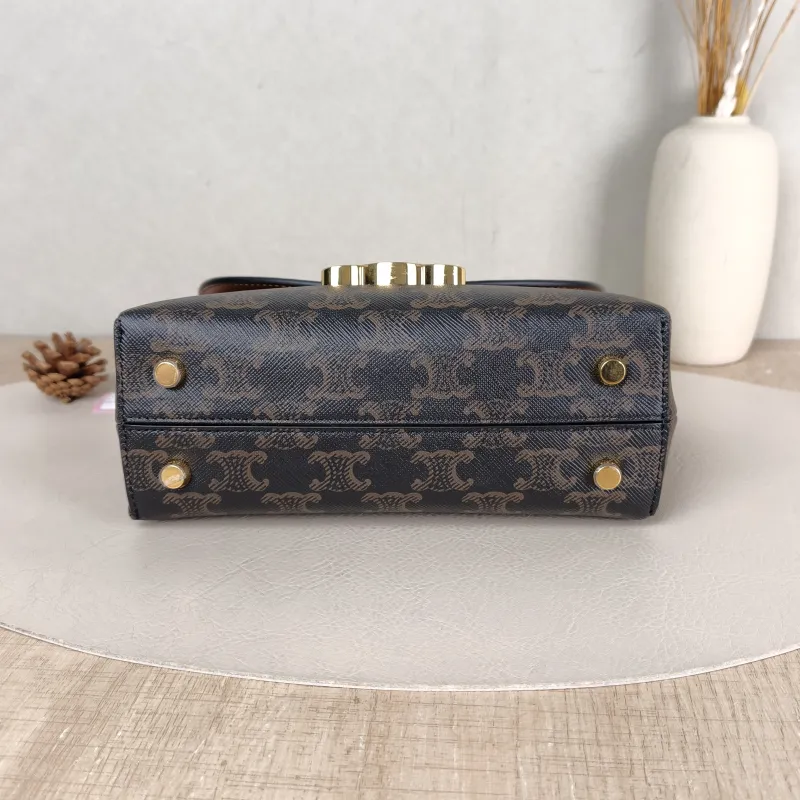 CELINE Top Handle Bag TEEN NINO Top Handle Bag Monogram PVC Small 20 × 8 × 13 cm — cover view 5 of 5