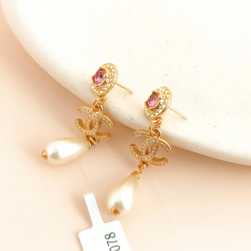 Chanel Earrings c Earrings Gold One Size — cover view 5 of 6