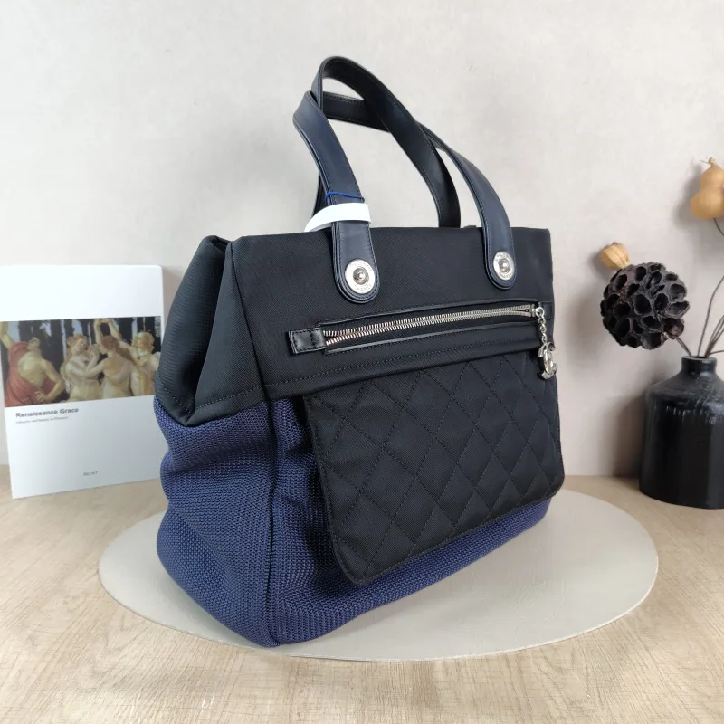 Chanel Top Handle Bag Top Handle Bag Blue Black One Size 34 × 16 × 31 cm 17 — cover view 4 of 5