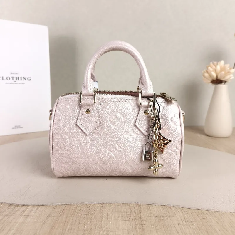 Louis Vuitton Crossbody Bag Speedy Nano Calfskin nano 16 × 7.5 × 10 cm