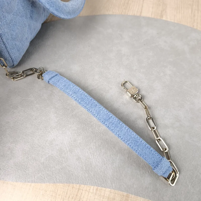 DIOR Top Handle Bag Lady D-Joy Blue Small 22 × 6 × 11 cm — detail view 1 of 14