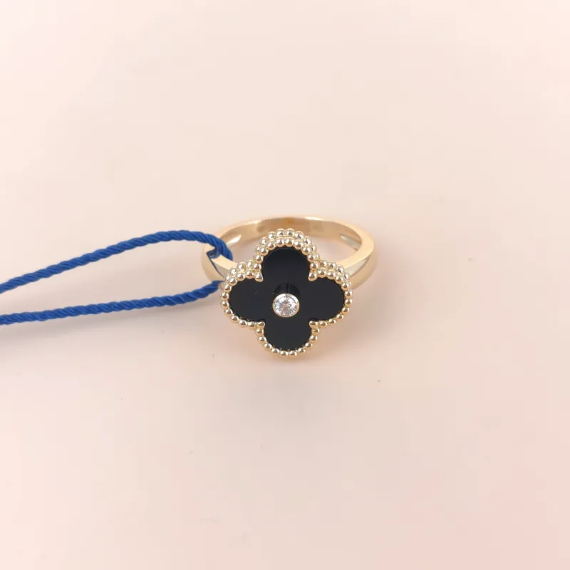 Van Cleef & Arpels Ring Alhambra Alhambra Collection Ring 18KY ellow Gold Vintage Small55