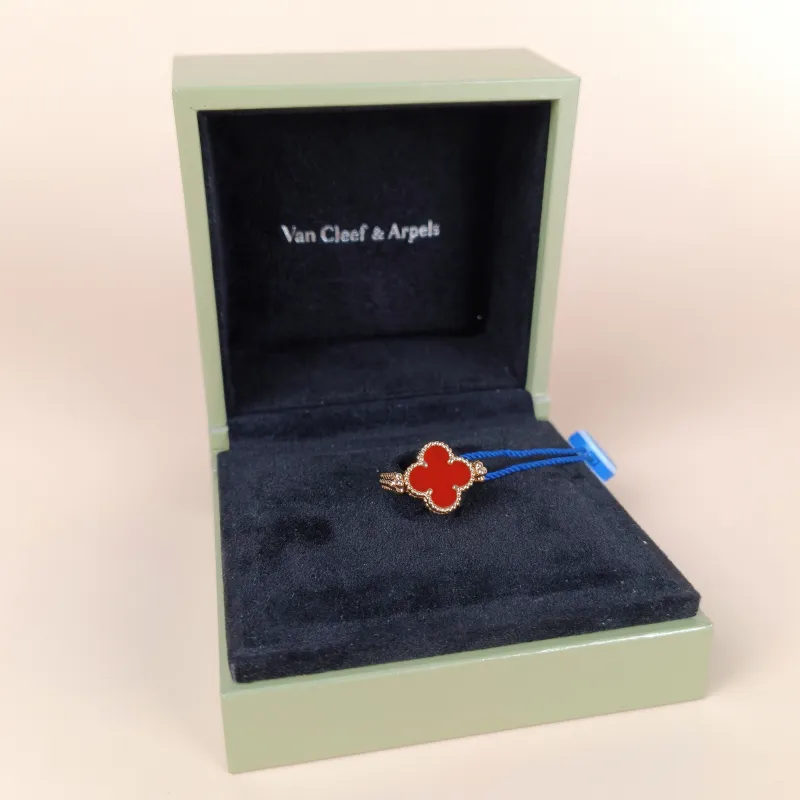 Van Cleef & Arpels Ring Alhambra Alhambra Collection Ring Diamond18KR ose Gold Vintage Small 52 — cover view 6 of 8