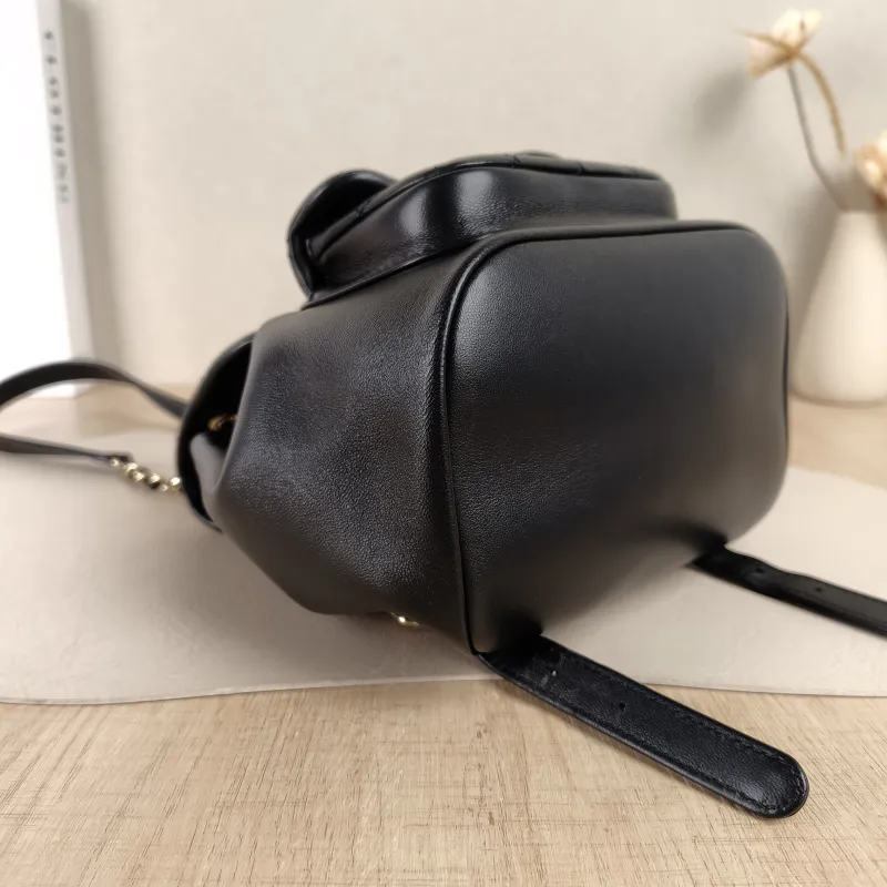 Chanel Backpack Duma Black Lambskin Small18 × 9.5 × 19 cm — detail view 11 of 13