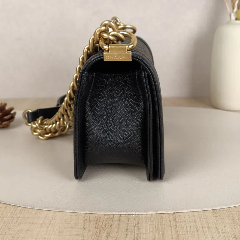 Chanel Crossbody Bag Le BoyBlack Grained Calfskin Small20.5 × 8.5 × 12 cm — cover view 5 of 9
