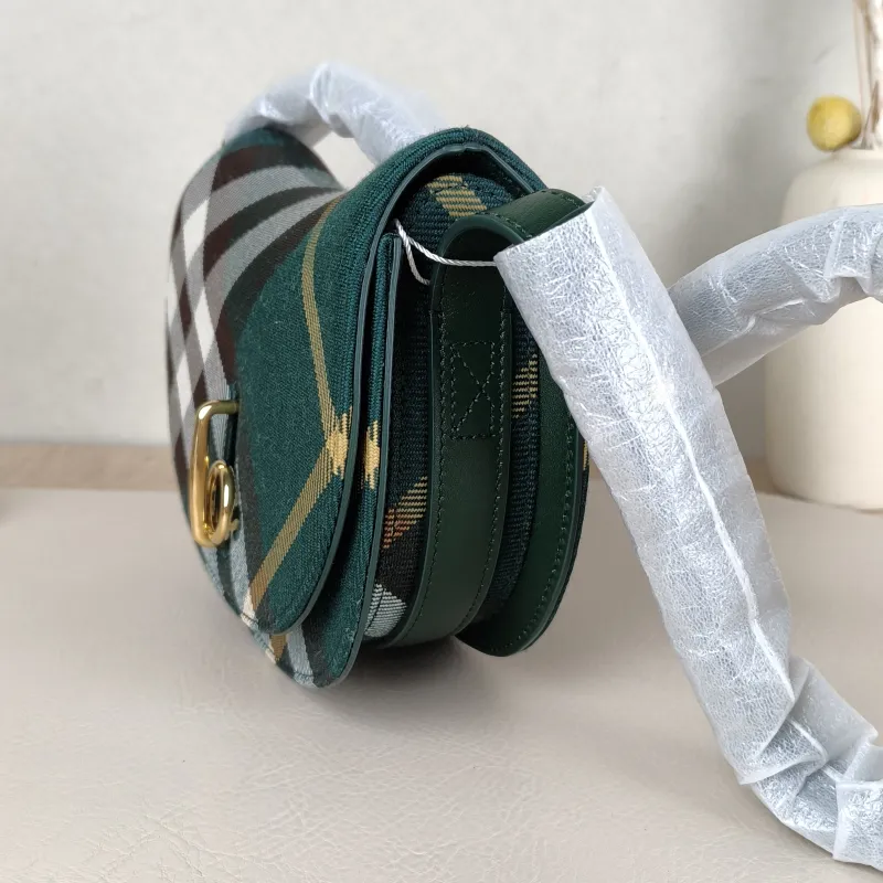 BURBERRY Crossbody Bag Crossbody Bag Green Canvas One Size19 × 6 × 16 cm — detail view 6 of 12