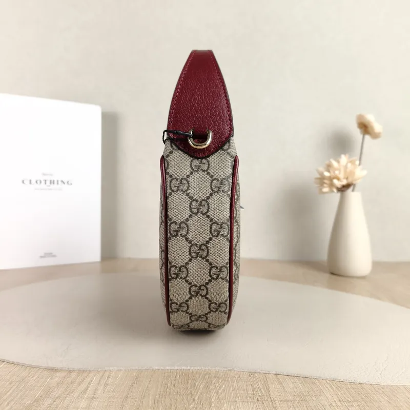 GUCCI Crossbody Bag Ophidia GG Monogram PVC Small 20 × 5 × 11 cm — detail view 7 of 9