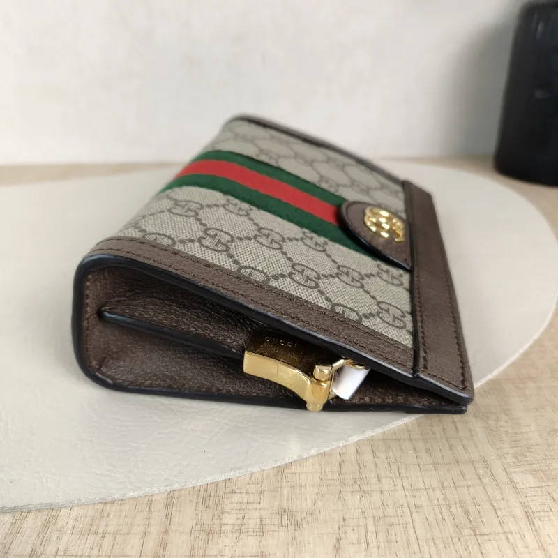 GUCCI Crossbody Bag Ophidia Monogram PVC 18.5 × 5.5 × 13 cm — detail view 5 of 12