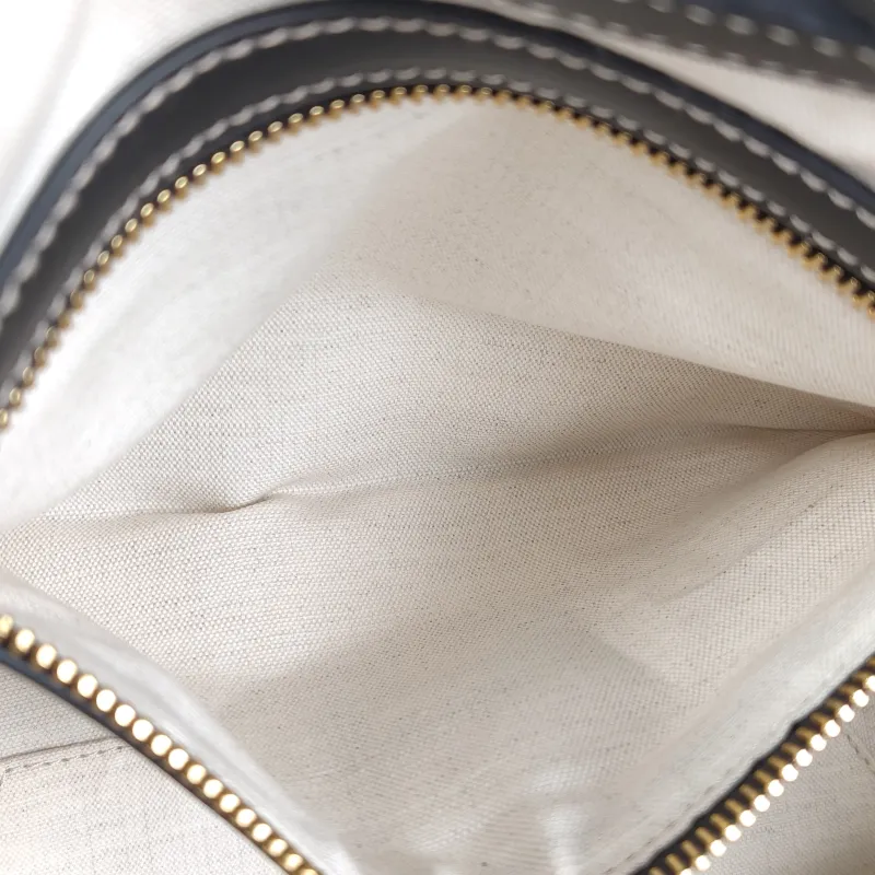 Miumiu Shoulder Bag IVY Tote Shopping Tote Black CC alfskin Small22 × 12 × 23.5 cm — detail view 6 of 12