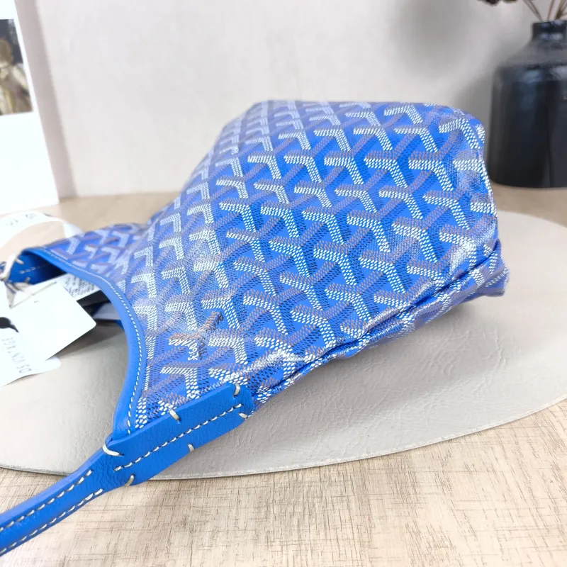 GOYARD Shoulder Bag Boheme Hobo​Blue PV Cmini29 × 11 × 18.5 cm — detail view 11 of 13