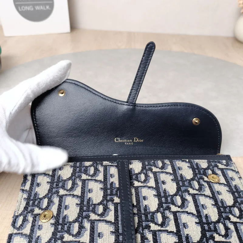 DIOR Crossbody Bag woc Blue Canvas Small 19 × 3 × 11.5 cm — detail view 5 of 10