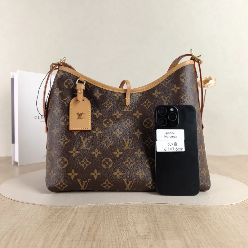 Louis Vuitton Crossbody Bag Carryall Monogram PVC Small 29 × 12 × 24 cm — cover view 2 of 6